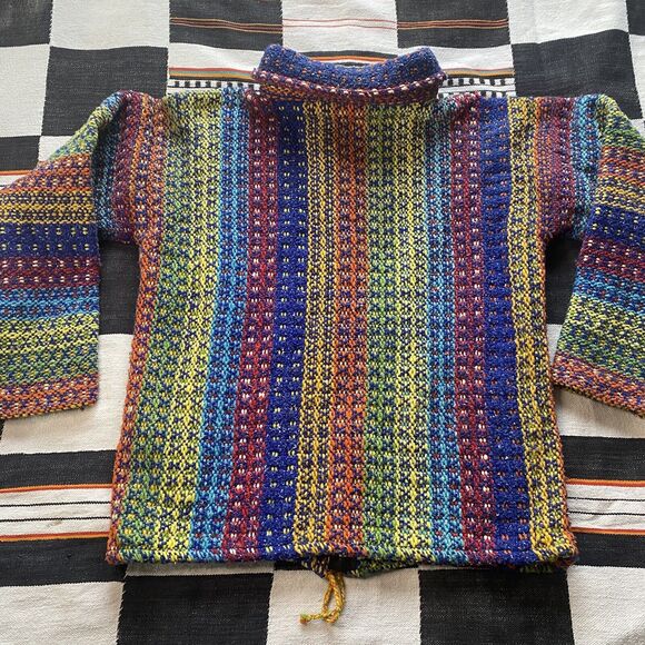 Vintage Spirit Of The Andes Wool Blend Zip Up Sweater Coat. M/L. Pockets! - Picture 13 of 16